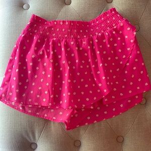 Aerie hot pink shorts skort size Small